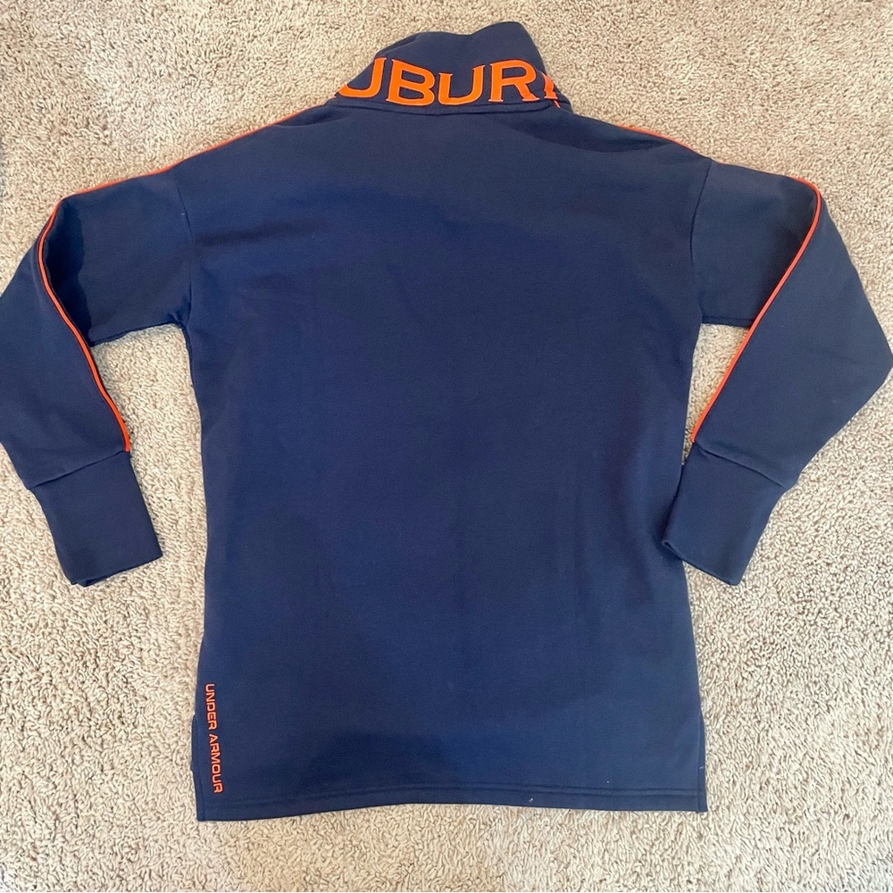 Auburn University Funnel Neck Longline Minimal Sweatshirt Under Armour - Picture 10 of 14